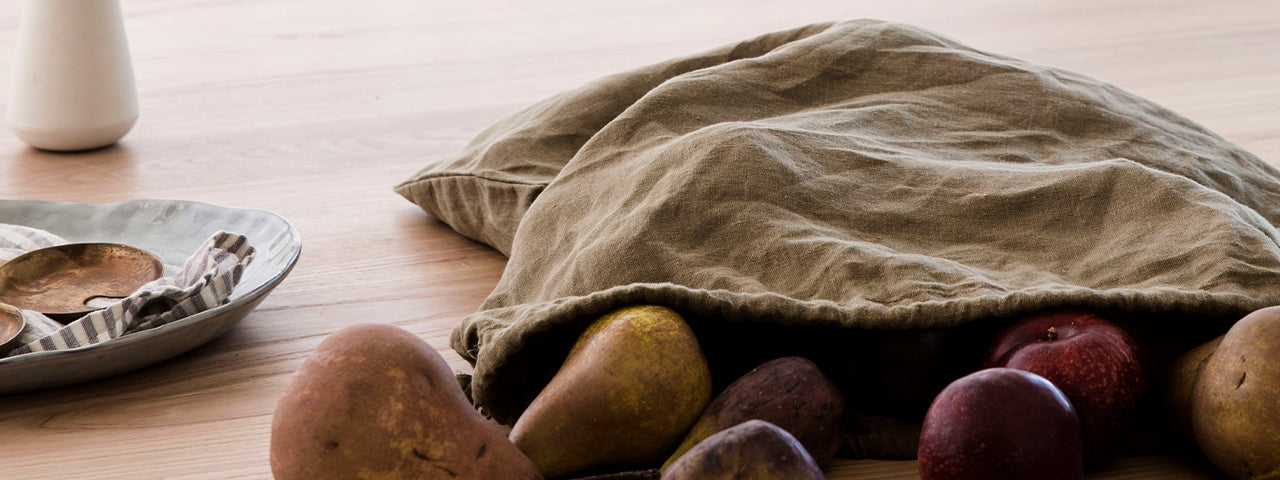 HOW TO | 4 ways to repurpose your linen bags