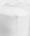 Linen Fitted Sheet - White