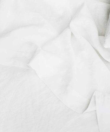 Linen Flat Sheet With Border - King