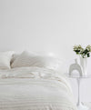 Linen Duvet Cover - Pencil Stripe