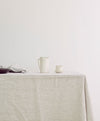 Linen Tablecloth - Pinstripe