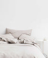 Linen Duvet Cover Set - Smoke Gray