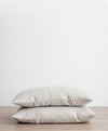 Set of 2 Linen Pillowcases - Smoke Gray