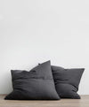 Set of 2 Linen Euro Pillowcases - Slate