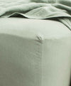 Linen Fitted Sheet - Sage