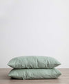 Set of 2 Linen Pillowcases - Sage