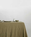 Linen Tablecloth - Olive