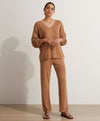 Ada Long Sleeve Knitted Top - Camel