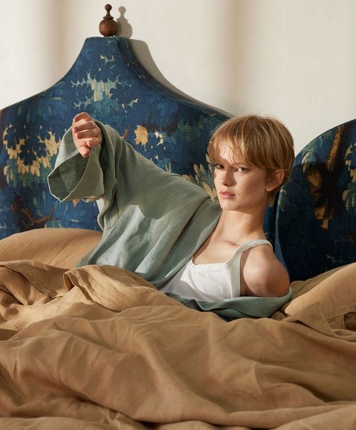 Linen Duvet Cover Set - Sand | CULTIVER - USA