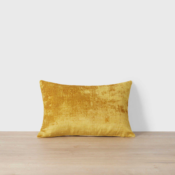 Talik Velvet Cushion - Mustard