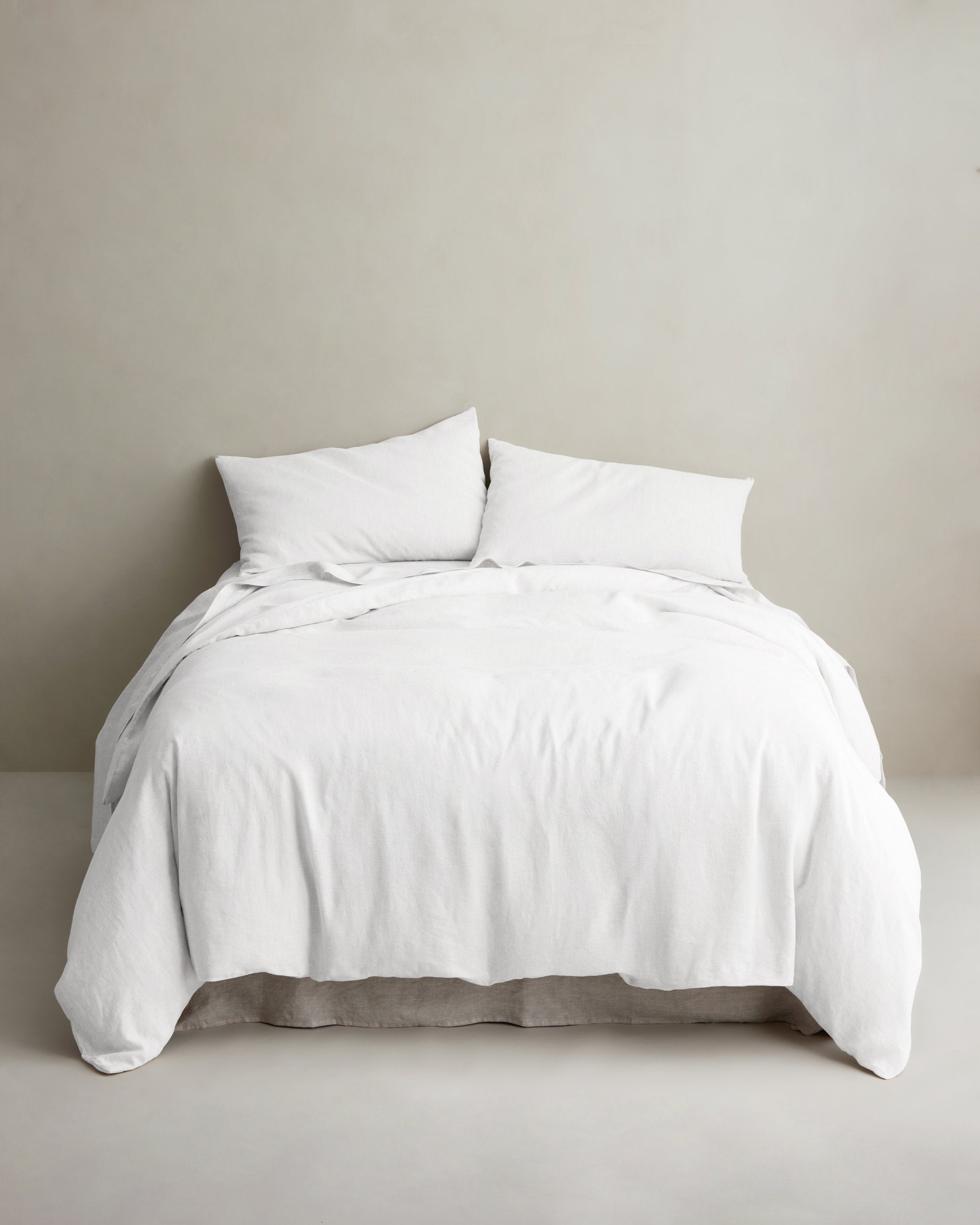 Linen Duvet Cover Set - White | CULTIVER - USA
