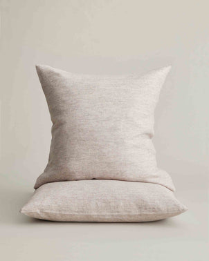 Set of 2 Euro Rocco Pillowcases - Natural