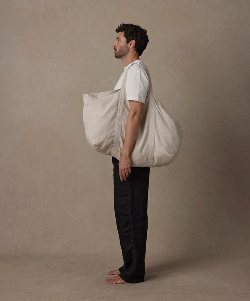 Frankie Linen Bag - Natural | CULTIVER - USA