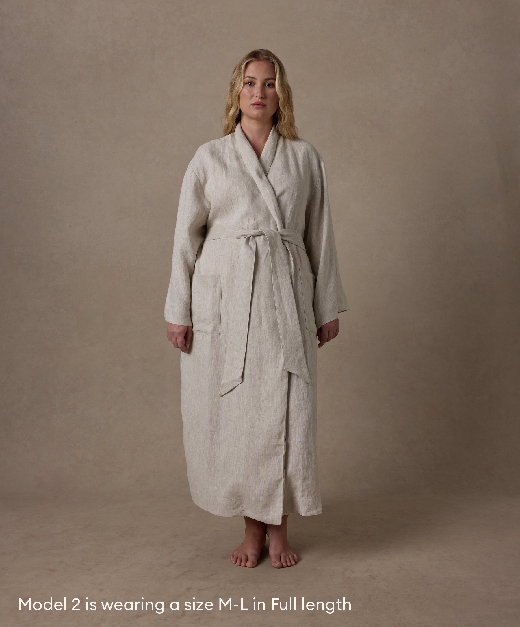 Linen Robe Edition II - Natural | CULTIVER - USA