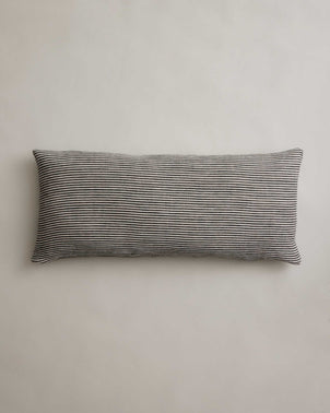 Cultiver Mira Ellis Stripe lumbar cushion cover featuring a stylish striped design, perfect for adding comfort and style to your space.