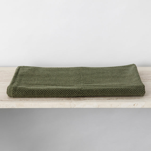  Folded Bath Mat in Forest