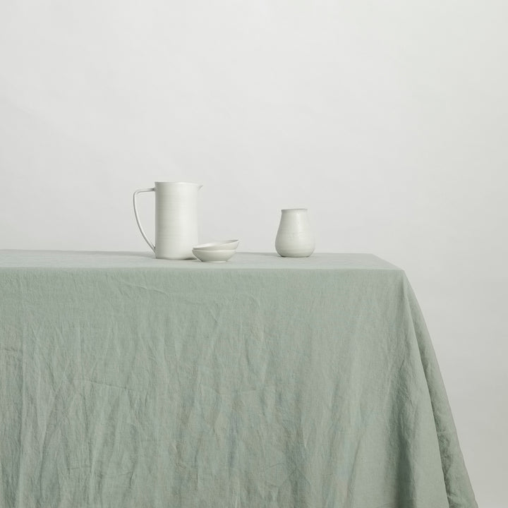 Linen Tablecloth in Sage