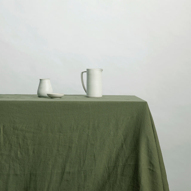Linen tablecloth in Forest