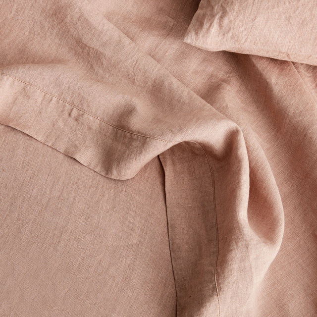 Linen Flat Sheet - Fawn