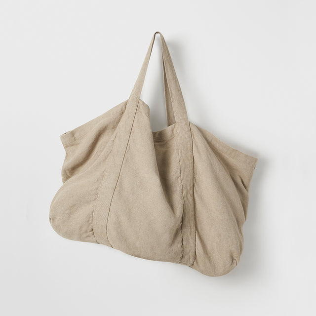 Frankie Linen Bag - Natural