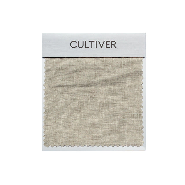A CULTIVER Linen Swatch - Natural